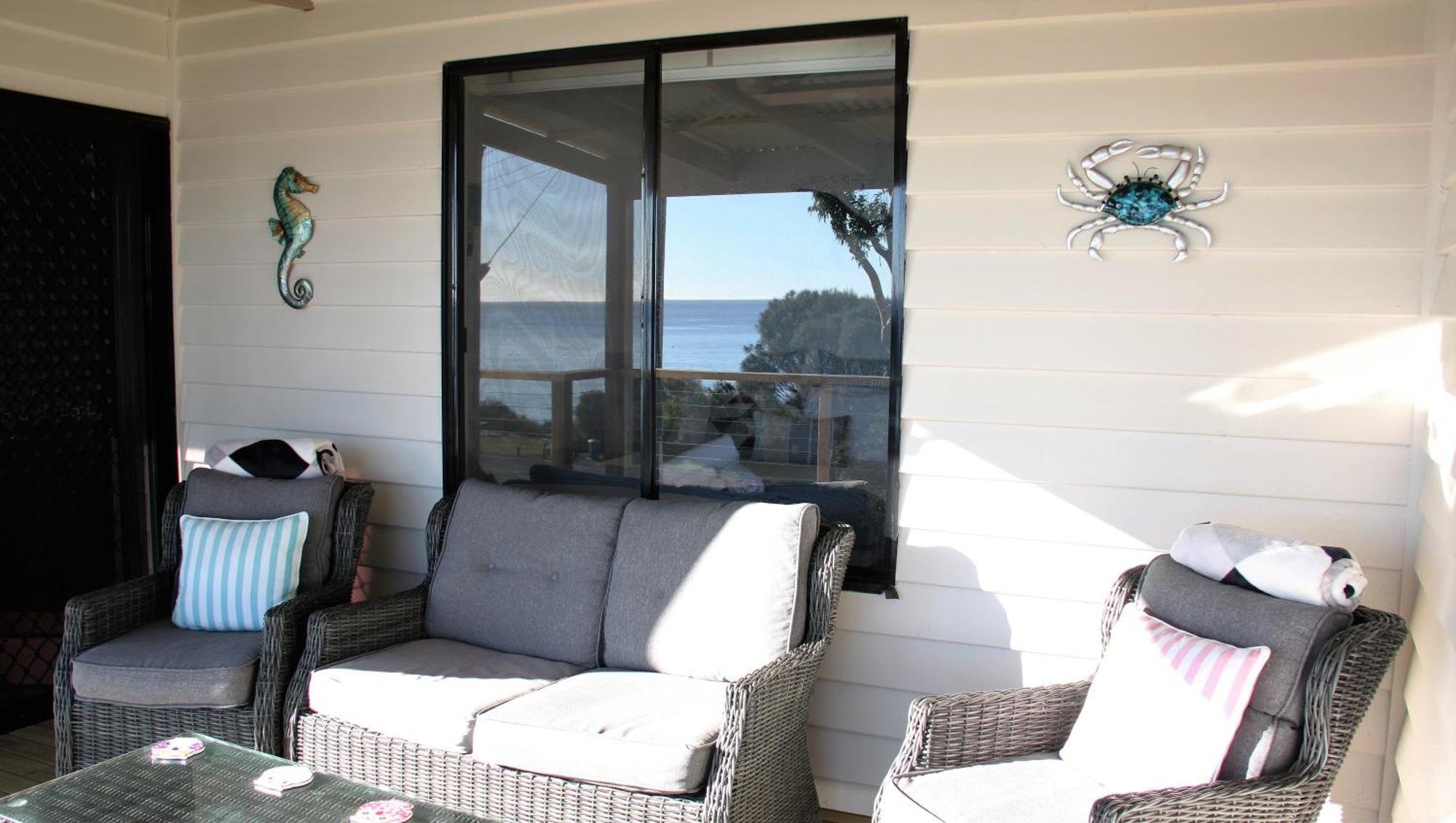 Kingfisher Cottage Beachfront At The Binalong Bay Luaran gambar