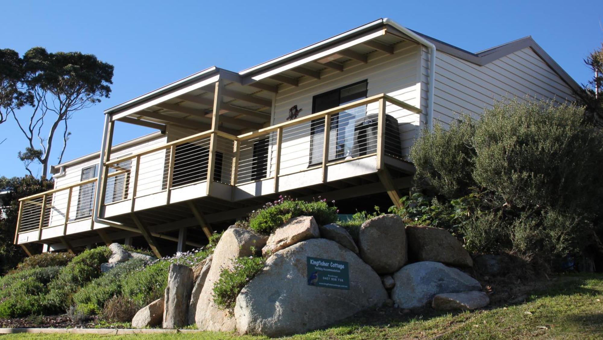 Kingfisher Cottage Beachfront At The Binalong Bay Luaran gambar